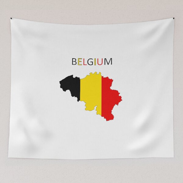 Item preview, Belgium Flag - Art design designed and sold by AndiHK.