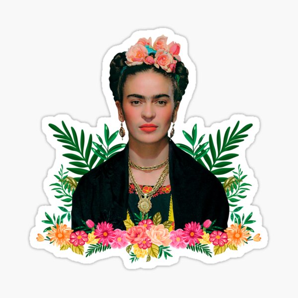 Camiseta clásica Frida Kahlo Pegatina