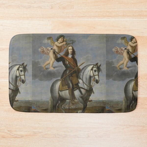 Item preview, Arch Duke of spain on Horseback vintage painting designed and sold by Vintage Designs +.