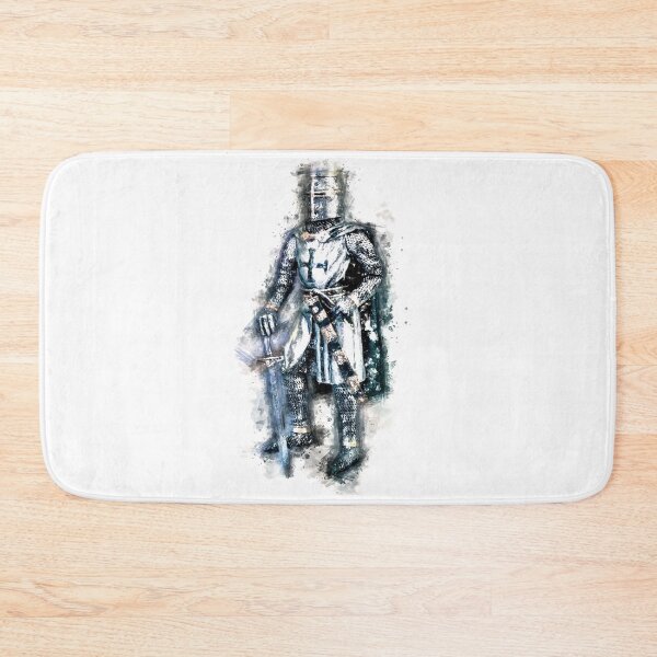 Item preview, Fearless Knights Templar Warrior of Christ Watercolor Abstract Art designed and sold by Naumovski.