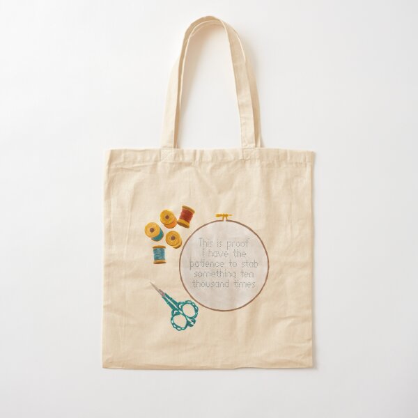 Cross stitch rose Tote Bag for Sale by Libby Heasman