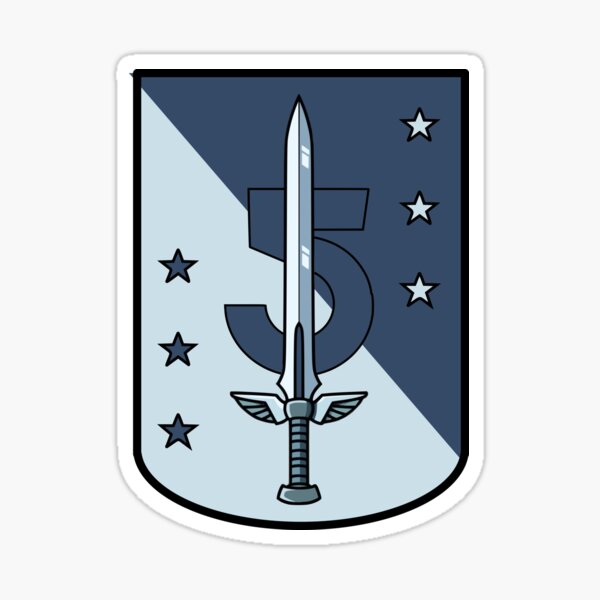 Babylon 5 Sword Design Sticker