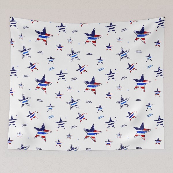 Item preview, I back the Blue stars designed and sold by Freedom Sign.