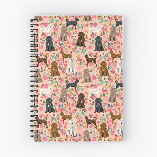 Item preview, labradoodle, doodle dog dogs floral pattern - vintage florals, doggo, labradoodle, doodle dog designed and sold by PetFriendly.