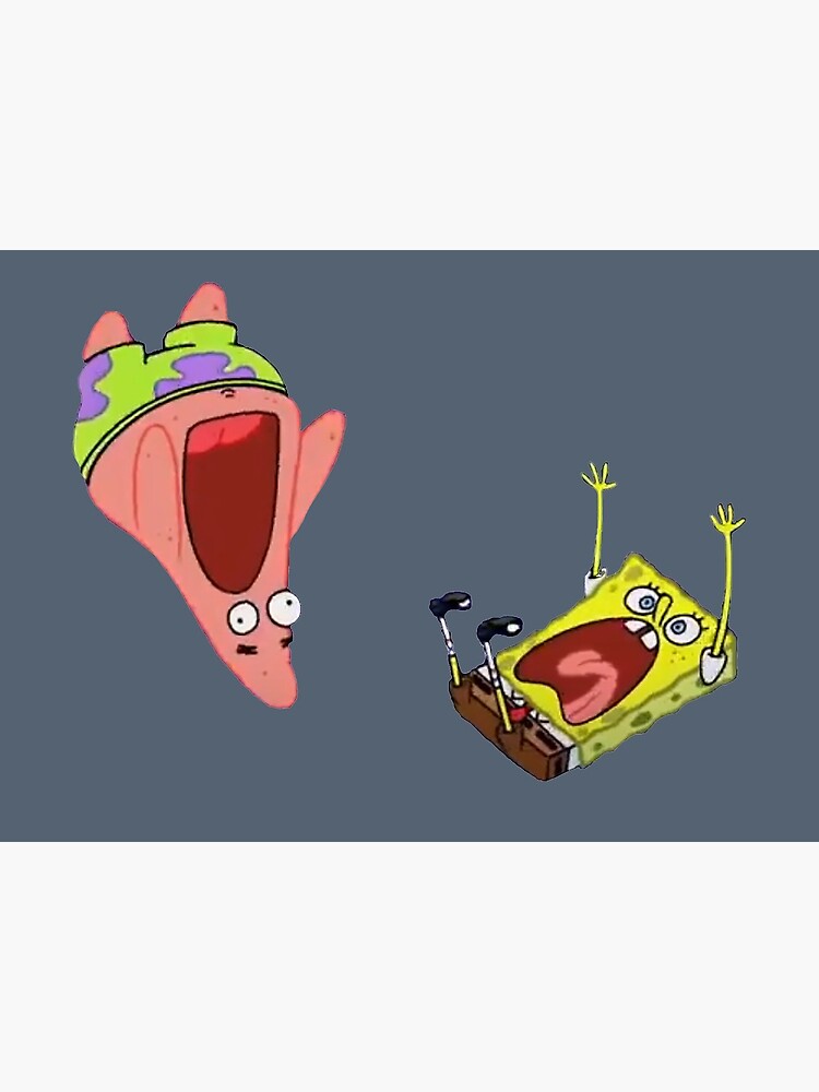 Spongebob and Patrick Star falling | Art Board Print