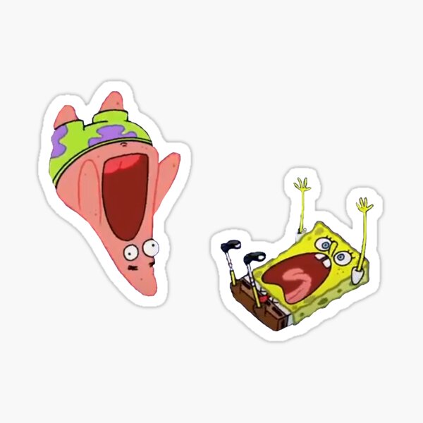 Item preview, Spongebob and Patrick Star falling designed and sold by Polina-spaghett.