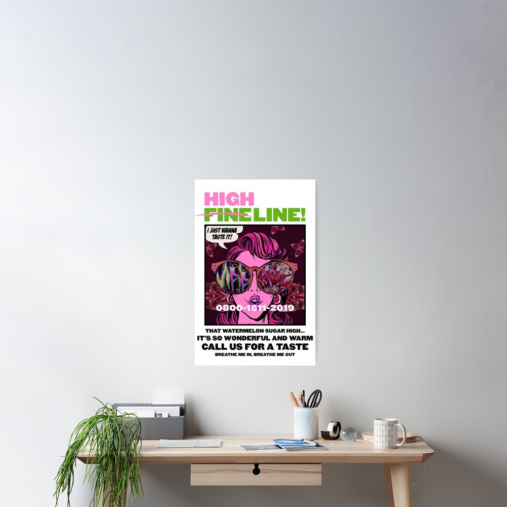 HIGH LINE PRINT Poster