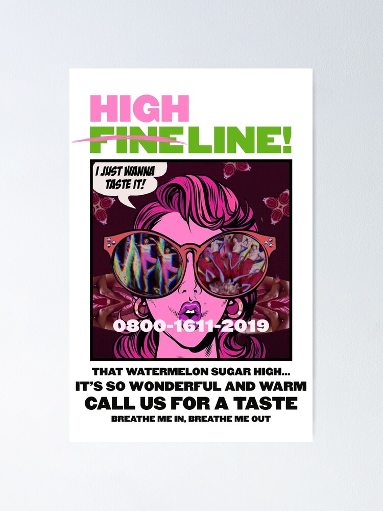Alternate view of HIGH LINE PRINT Poster