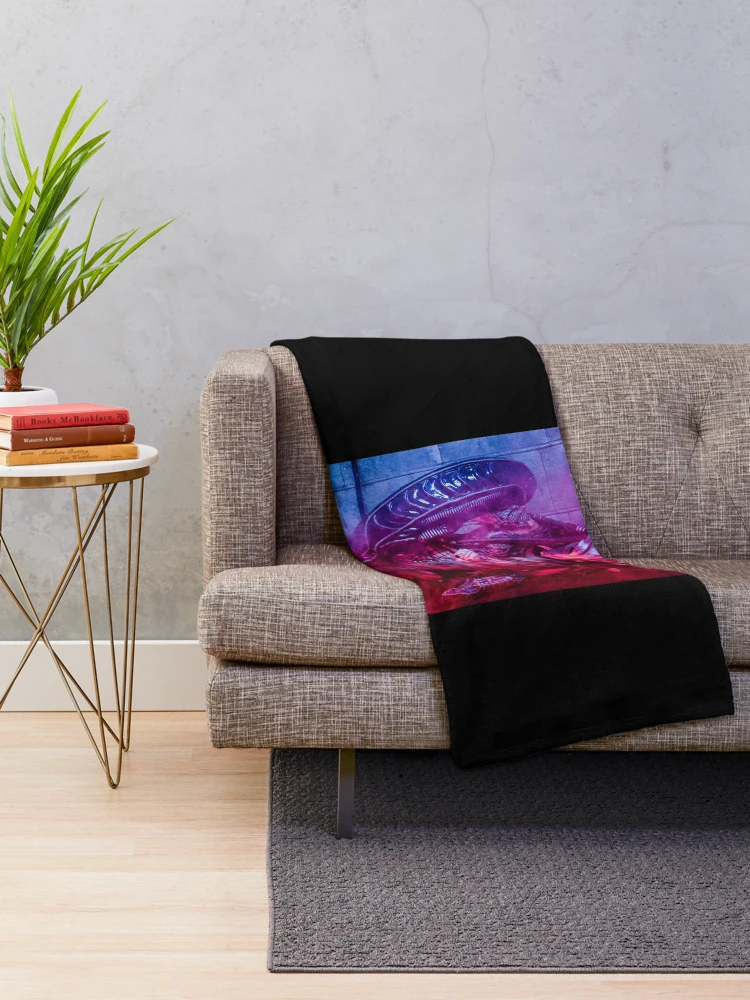 Thumbnail 2 of 6, Throw Blanket, Alien Vs Predator designed and sold by RewskiPhotos.