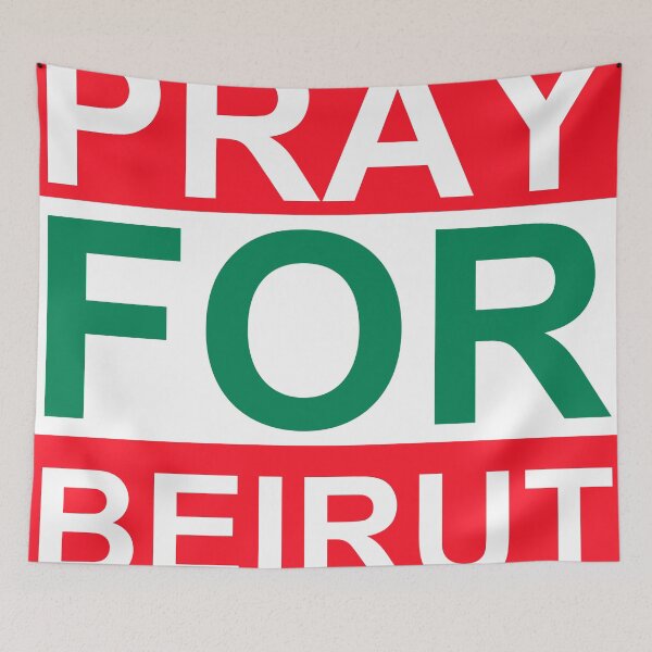 Artikelvorschau, Bete für Beirut entworfen und verkauft von UwillBeAwesome.