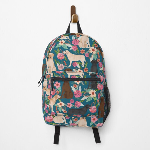 Item preview, labradors dog floral - vintage florals, floral pet, cute dog, labrador, black lab, chocolate lab, yellow labrador, lab dog designed and sold by PetFriendly.