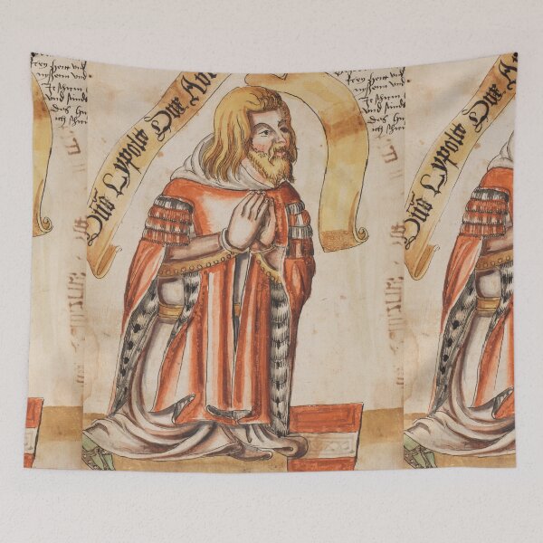 Item preview, Praying nobleman Medieval artwork designed and sold by Vintage Designs +.