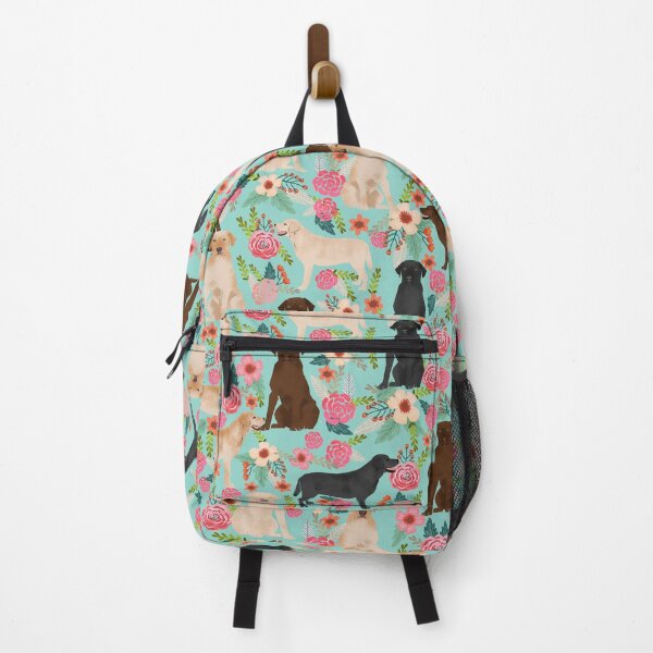 Item preview, labradors dog floral - vintage florals, floral pet, cute dog, labrador, black lab, chocolate lab, yellow labrador, lab dog designed and sold by PetFriendly.