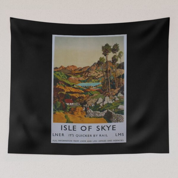Item preview, Isle of Skye retro poster designed and sold by CorasPosters.