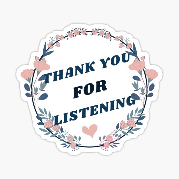 thank you for listening images