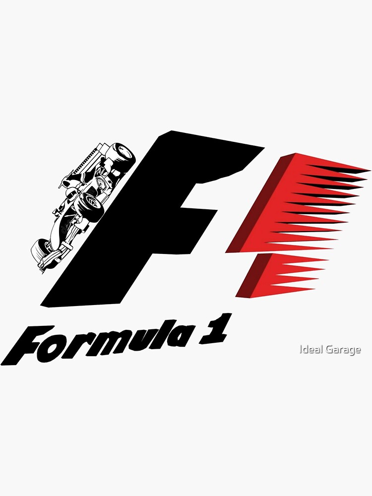 "F1" Sticker by HugoMartinC Redbubble