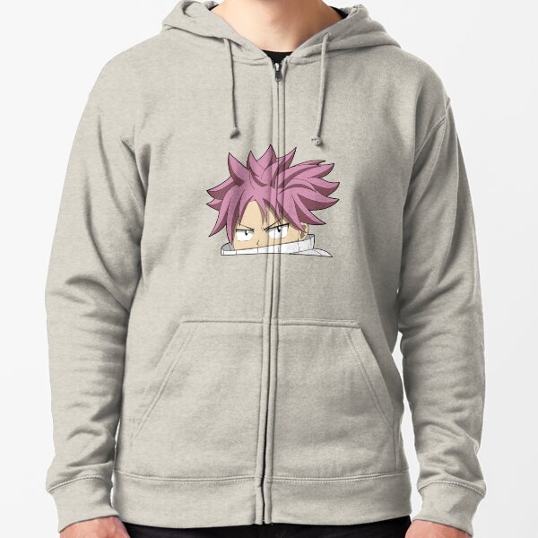 Fairy Tail Crazy Natsu Dragon Form Evil Laugh Orange Hoodie