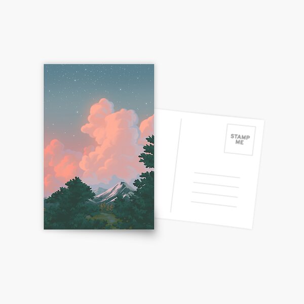 landscape study #1 Postcard