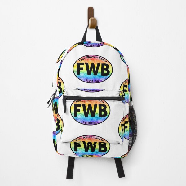Item preview, Fort Walton Beach Florida Euro Oval Tie Dye designed and sold by DESTINATIONS DECAL.