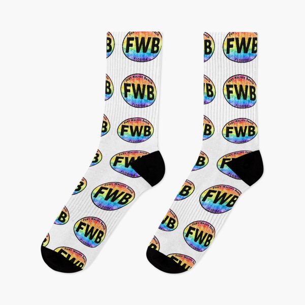 Item preview, Fort Walton Beach Florida Euro Oval Tie Dye designed and sold by DESTINATIONS DECAL.