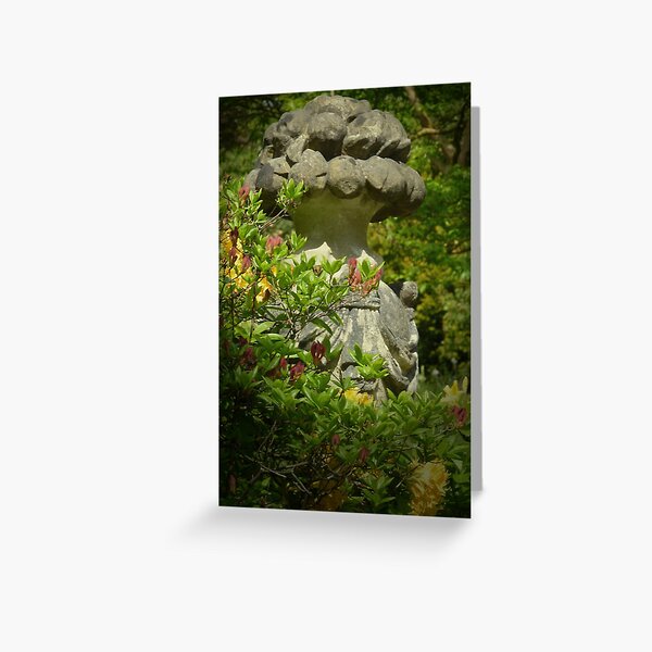 Stonework - Bodnant Gardens, Wales Greeting Card