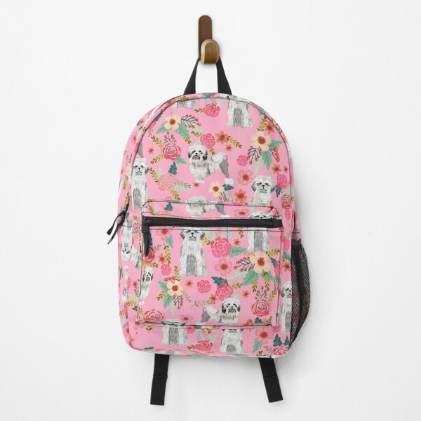 Artikelvorschau, lowchen dog floral - vintage florals, floral pet, cute dog, lowchen entworfen und verkauft von PetFriendly.