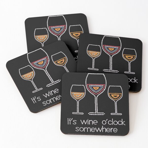 Item preview, it's wine o'clock somewhere designed and sold by danhh1955.