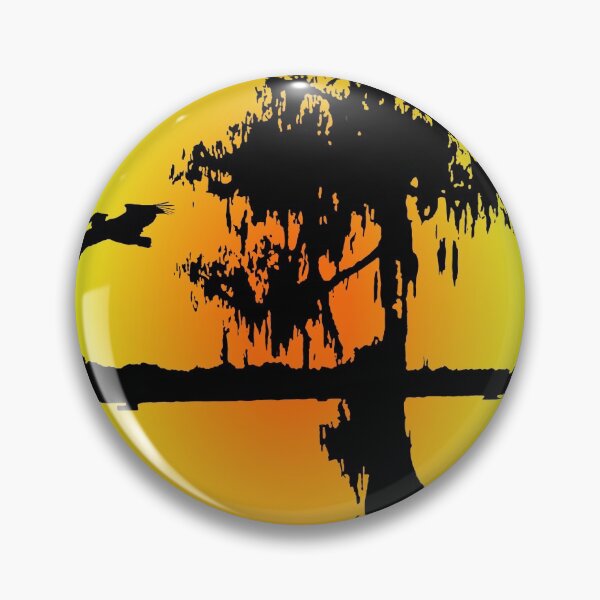 Item preview, Louisiana Cypress Swamp Silhouette  designed and sold by Slydell1.