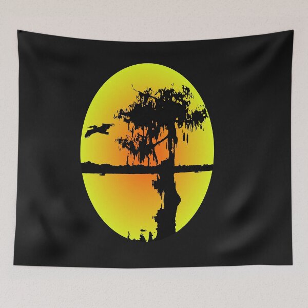 Item preview, Louisiana Cypress Swamp Silhouette  designed and sold by Slydell1.