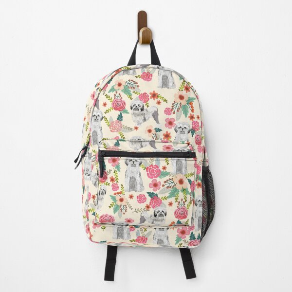 Item preview, lowchen dog floral - vintage florals, floral pet, cute dog, lowchen designed and sold by PetFriendly.