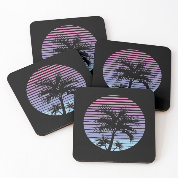 Item preview, Vaporwave Palm Sunset Aesthetic  designed and sold by ghost888.