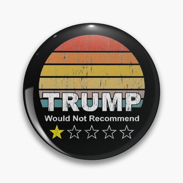 Item preview, TRUMP 1 Star Would Not Recommend 1 Star Rating funny vintage Retro Gift designed and sold by skulltshirt.