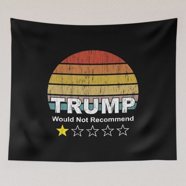 Item preview, TRUMP 1 Star Would Not Recommend 1 Star Rating funny vintage Retro Gift designed and sold by skulltshirt.