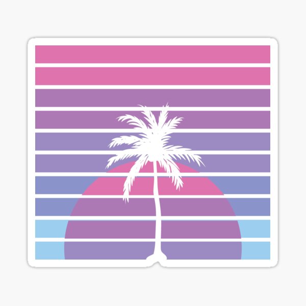 "Retro Pastel Aesthetic " Sticker by ghost888 | Redbubble