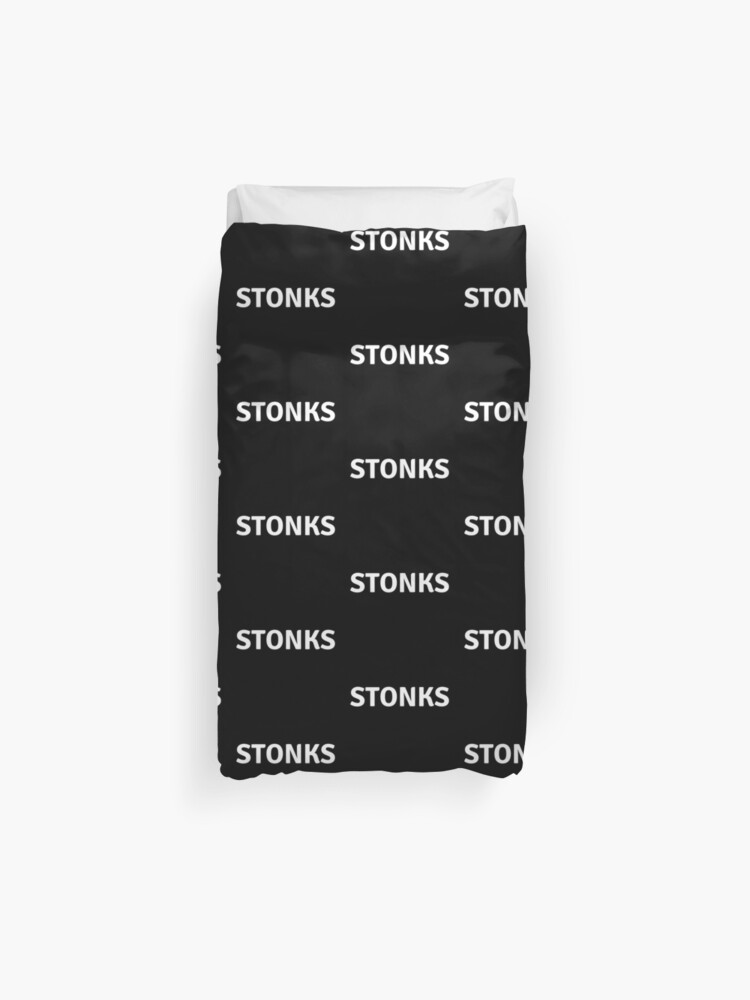 Stonks Meme Duvet Cover By Reijo12 Redbubble