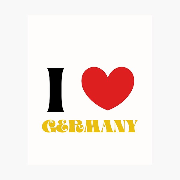 Item preview, I love Germany Birthday Gift designed and sold by GBDesigner.