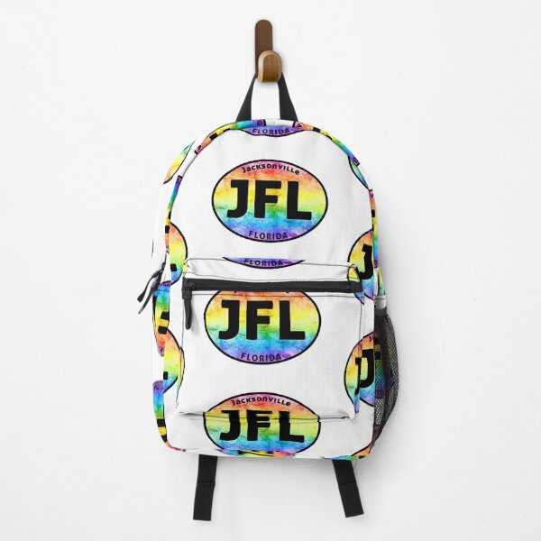Item preview, Jacksonville Florida Euro Oval Tie Dye Beach designed and sold by DESTINATIONS DECAL.