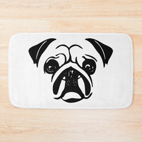 Item preview, Cute pug face designed and sold by Agaly.