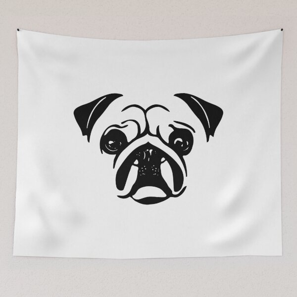 Item preview, Cute pug face designed and sold by Agaly.