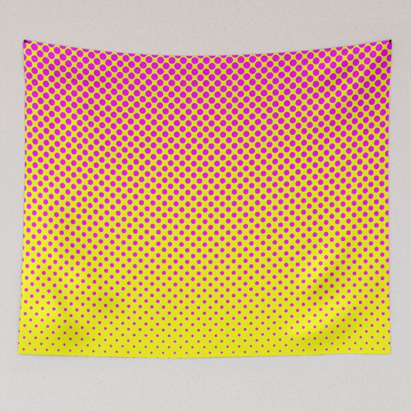 Item preview, Magenta Dots on Yellow  designed and sold by StupidHeadArt.