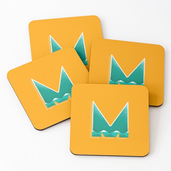 Item preview, M for Montain - Geometric pattern alphabet designed and sold by Marina Fujimori.