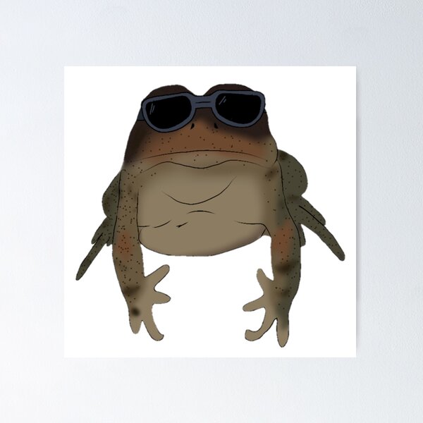 Item preview, Cool frog wearing cool sunglasses designed and sold by iarasosan.