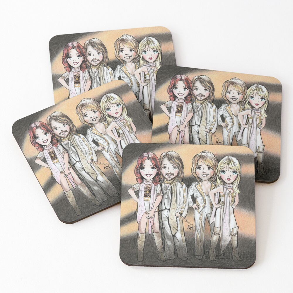Item preview, Coasters (Set of 4) designed and sold by KateMakStudio.