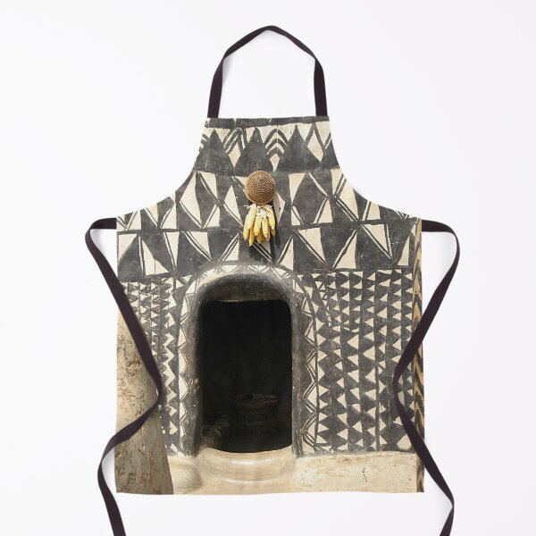 Item preview, Painted House Facade Dorway African Art, Burkina Faso designed and sold by worldways.