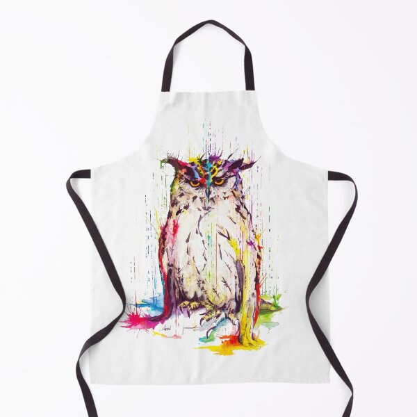 Item preview, Owl - Raining Colors | Watercolor art designed and sold by Philipp Grein.