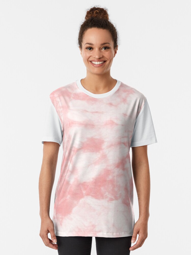 Tie Dye T-Shirt 100% Cotton (Light Pink & Pink)