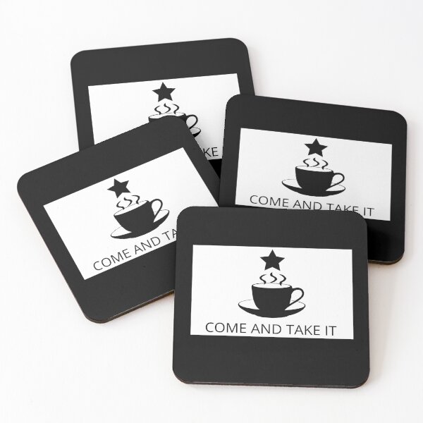 Item preview, Come and Take it Texas Revolution Coffee Flag designed and sold by GregFromThePeg.
