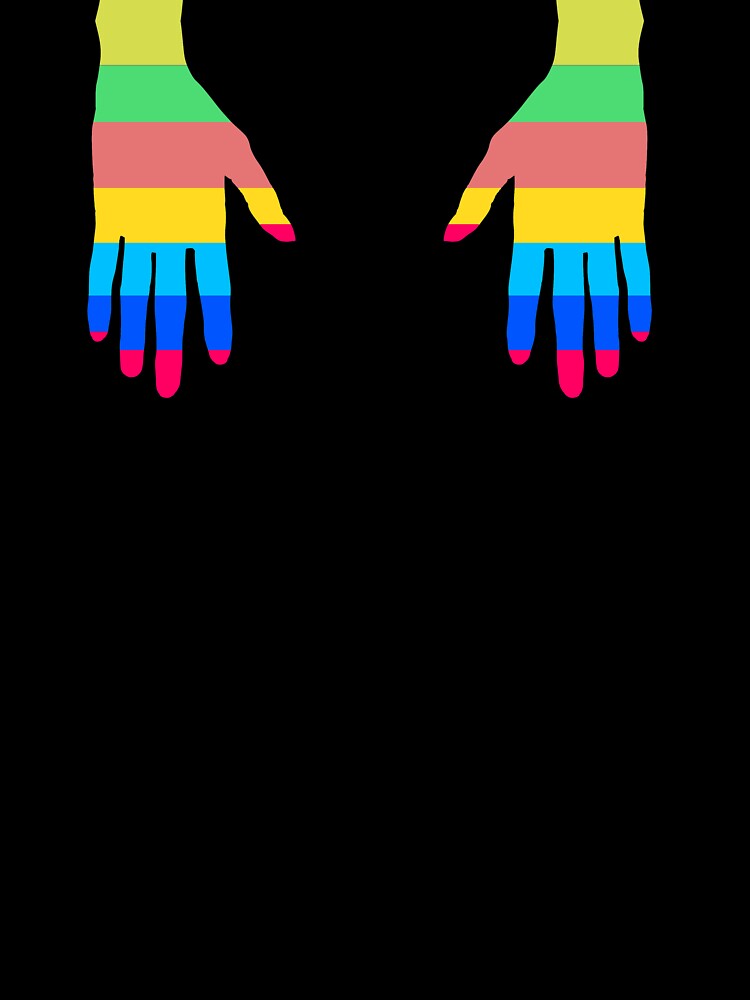 Thumbnail 7 of 7, Oversized T-Shirt, Hands In Color designed and sold by Vk91.