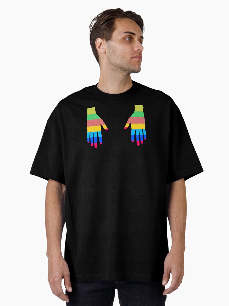 Thumbnail 1 of 7, Oversized T-Shirt, Hands In Color designed and sold by Vk91.