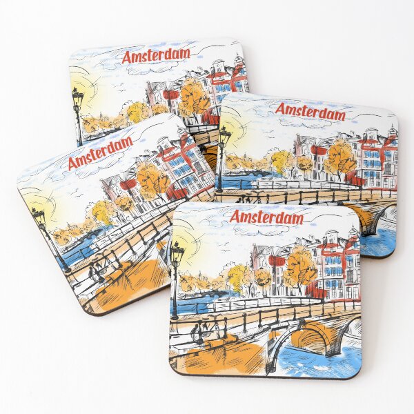 Item preview, Amsterdam sketсh ART designed and sold by Shevi.